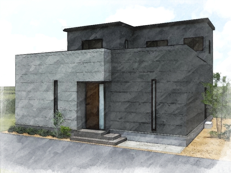 密集地でもストレスフリーな生活を実現する 芝敷き中庭と40帖の【LDK+中庭】を楽しめる住まい