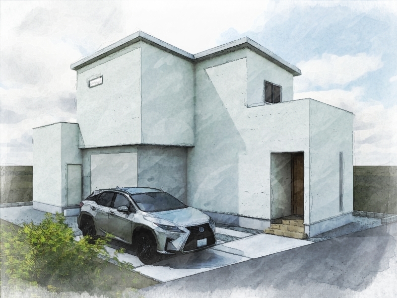 総社市上林オープンハウス『居心地のいいこもれる『ヌック』と40帖の開放感を持つＬＤＫ！インテリアショップとのコーディネート住宅』
